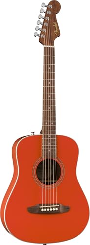 Fender/California Standard Redondo Mini with Bag Spruce Top Fiesta Red フェンダー [ショートスケール]の特徴・詳細 画像