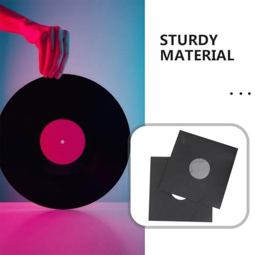 OFFSCH ビニールレコードプロテクタースリーブ 8枚セット 静電気防止内袋付き 段ボール製レコードジャケット DJ機器アクセサリー 音楽用保の特徴・詳細 画像