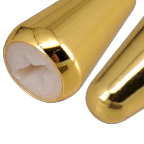 T Tooyful 2 個トグルスイッチノブチップキャップピックアップセレクタースイッチヒントハンドルピックアップセレクター用, 金の特徴・詳細 画像