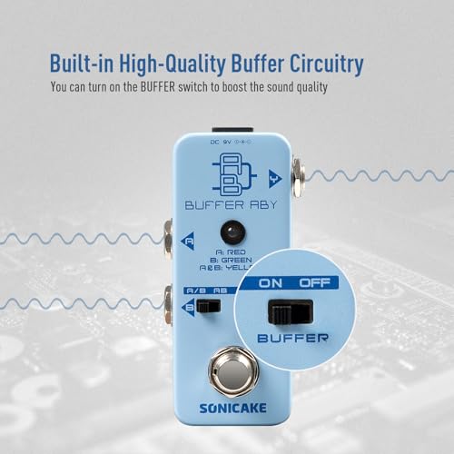 SONICAKE ラインセレクター ギター エフェクター ペダル Buffer ABYの詳細・まとめ 画像