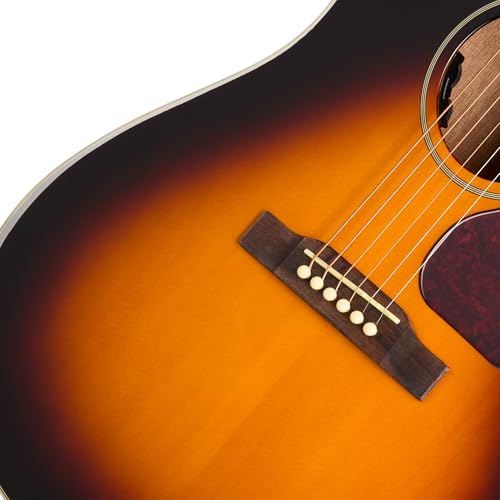 Epiphone J-45 Studio Vintage Sunburst アコースティックギター 合板マホガニーボディ エピフォンの特徴・詳細 画像