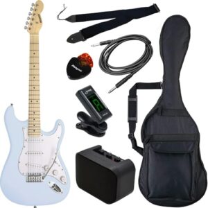 SELDER セルダー エレキギター ストラトキャスタータイプ サクラ楽器オリジナル ST-16M/LBL 初心者入門ベーシックセット 1