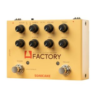 SONICAKE プリアンプ＆リバーブ エフェクター アコースティックギター用 A Factory 1