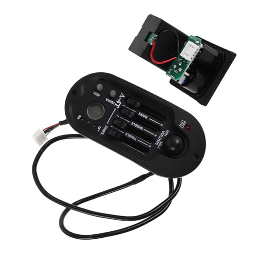 EPIGEIST アコースティックギタープリアンプセット 4バンドEQ内蔵ピックアップ 電子チューナー搭載 アコースティックエレキギター用プリアンプ アンプ接続対応 楽器演奏用 バッテリーなしの外観・全体像 画像