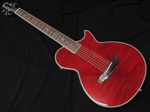 ARIA APE-100 SR 薄胴 エレアコ エレクトリック アコースティックギター サイドサウンドホール Fishman シースルー レッド アウトレット 1