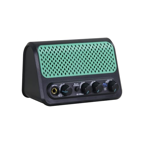 Zerodis ポータブルミニアンプ 内蔵リズムドラムマシン 2つの音色モード搭載 ワイヤレス接続可能 ギター練習用 ヘッドホンジャック付き ABS素材 ブラック色 10Wの詳細・まとめ 画像