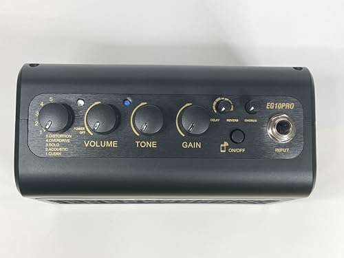ギター用アンプ内蔵小型スピーカー EG10 PRO GUITAR AMPLIFIER (ブラック)の特徴・詳細 画像