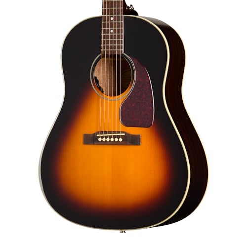 Epiphone J-45 Studio Vintage Sunburst アコースティックギター 合板マホガニーボディ エピフォンの詳細・まとめ 画像