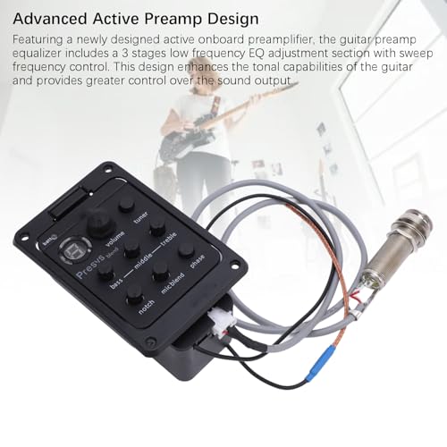 SENECESLI ミュージシャンのための音色能力のためのスイープ周波数コントロールを備えたギタープリアンプアンプイコライザー 素材 ABS 練習とパフォーマンス用の 1 ユニットの詳細・まとめ 画像