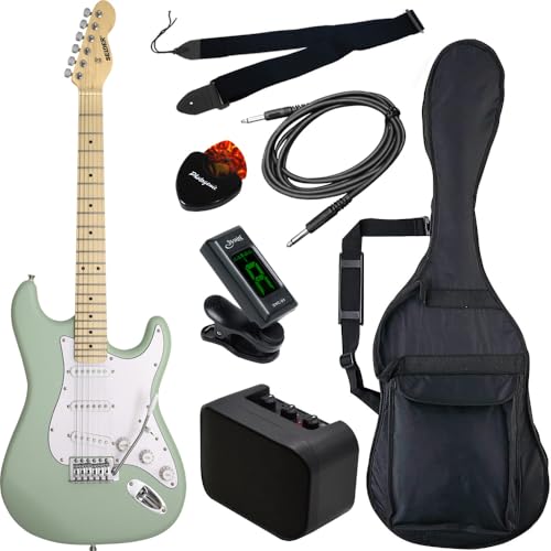 SELDER セルダー エレキギター ストラトキャスタータイプ サクラ楽器オリジナル ST-16M/FM 初心者入門ベーシックセットの外観・全体像 画像