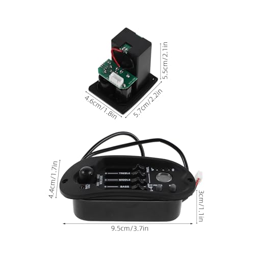 Abaodam A-4Tアコースティックギタープリアンプセット 4バンドEQイコライザー搭載ギターピックアップ LCDスクリーン内蔵チューナー付き ライブ演奏対応プリアンプ バッテリーなしの詳細・まとめ 画像