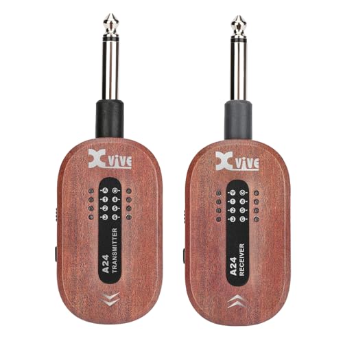 Xvive エックスバイブ A24 Guitar Wireless System XV-A24 Mahogany ギター用ワイヤレスシステム マホガニーの外観・全体像 画像