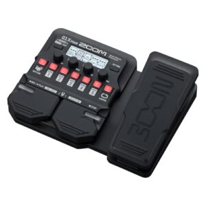 ZOOM ズーム G1X FOUR ギターマルチエフェクター ペダル付き アンプシミュレーター【国内正規品/3年延長保証付】 70種以上のエフェクト 電池駆動 ルーパー ドラムマシン内蔵 軽量コンパクト Gシリーズ 1