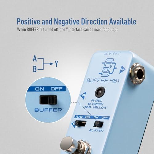 SONICAKE ラインセレクター ギター エフェクター ペダル Buffer ABYの特徴・詳細 画像