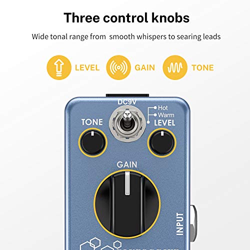 Donner オーバードライブ ギターエフェクター ディストーション ペダル Blues Driveの特徴・詳細 画像