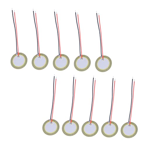 Generic ピックアップ圧電素子 20個セット – 圧電トランスデューサ ミニブザー ギター用アクセサリー さまざまな電子機器に対応 (10pcs)の外観・全体像 画像