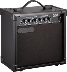ギターアンプ GA15II ドライブ&クリーンの2チャンネル仕様 練習用に最適な小型アンプ Aux in機能を使ってセッション形式での練習が可能 ヘッドホン端子付き 1