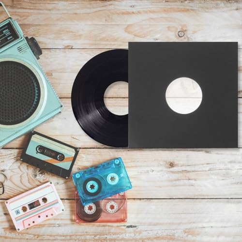 SHINYPASING ビニールレコードプロテクタースリーブ 二重層段ボール製レコードカバー 8枚セット 静電気防止設計の特徴・詳細 画像