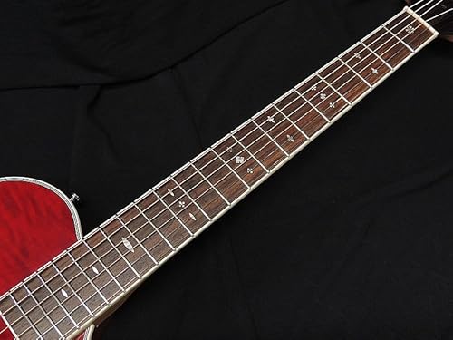 ARIA APE-100 SR 薄胴 エレアコ エレクトリック アコースティックギター サイドサウンドホール Fishman シースルー レッド アウトレットの特徴・詳細 画像