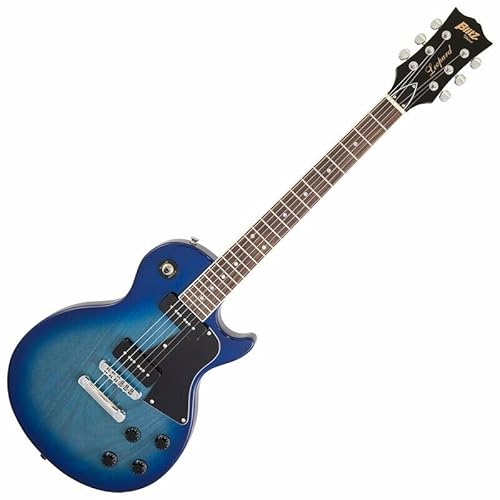 BLITZ by ARIA BLP-SPL SBL See-through Blue ブリッツ アリア エレキギター レスポール スペシャルタイプ シースルー ブルー アウトレットの外観・全体像 画像