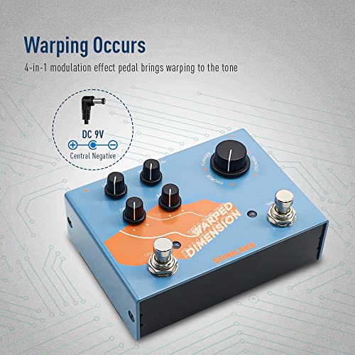 SONICAKE コーラス＆フランジャー＆フェイザー＆トレモロ エフェクター Warped Dimensionの詳細・まとめ 画像