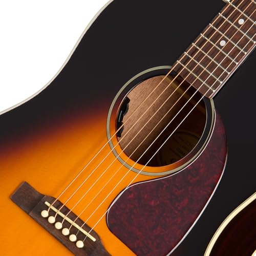 Epiphone J-45 Studio Vintage Sunburst アコースティックギター 合板マホガニーボディ エピフォンの特徴・詳細 画像