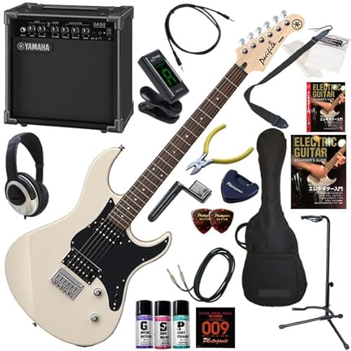 【セット品】YAMAHA エレキギター初心者入門 GA15IIが入ってる20点セット PACIFICA120H/VW(ビンテージホワイト)の外観・全体像 画像
