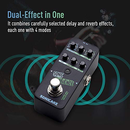 SONICAKE ディレイ&リバーブ ギター エフェクター ペダル Sonic Ambienceの詳細・まとめ 画像