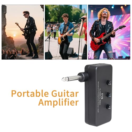 エレキギター アンプ | 小型ギタースピーカー | ポータブルベースアンプ 初心者大人用 宅録ステージ小規模ライブ対応の特徴・詳細 画像