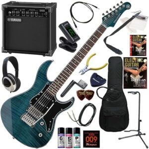 【セット品】YAMAHA エレキギター初心者入門 GA15IIが入ってる20点セット PACIFICA612VIIFM/IDB（インディゴブルー） 1