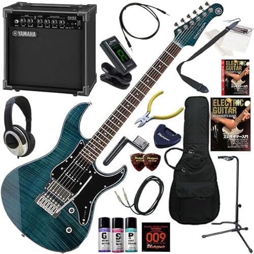 【セット品】YAMAHA エレキギター初心者入門 GA15IIが入ってる20点セット PACIFICA612VIIFM/IDB（インディゴブルー）の外観・全体像 画像