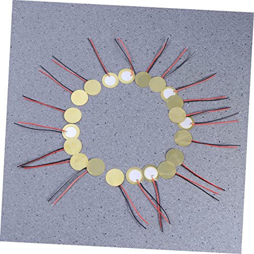 Generic ピックアップ圧電素子 20個セット – 圧電トランスデューサ ミニブザー ギター用アクセサリー さまざまな電子機器に対応 (10pcs)の特徴・詳細 画像