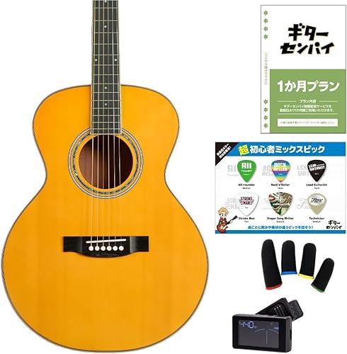 Eris. Aproa アコースティックギター 弾きやすい628mmスケール エリス アプロア (超初心者セット/動画サポート付き, グロス/ヴィンテージナチュラル)の外観・全体像 画像