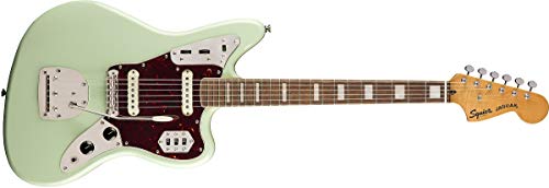Squier by Fender エレキギター Classic Vibe '70s Jaguar®, Laurel Fingerboard, Surf Green ソフトケース付きの詳細・まとめ 画像