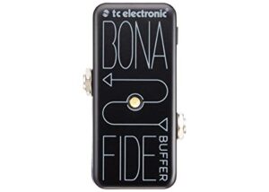 【本来の歪のトーンを蘇らせる】tc electronic アナログバッファー 【長いケーブルでの損失も抑える】BONAFIDE BUFFER 1