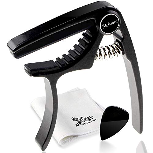 Phoenix カポタスト ワンタッチ 【 ウクレレ 専用 】 カポ ソロ コンサート／ピック／ファイバークロス／長期保証書＜4点セット＞の外観・全体像 画像