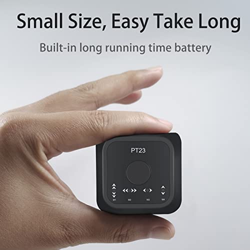 Pomya Bluetooth 5.3 ページめくりペダル、ポータブル Type C インターフェイス、10M リモート範囲、73 時間バッテリー寿命、ハンズフリーページめくり用フット ペダル (黒)の特徴・詳細 画像