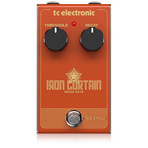 TC Electronic アナログノイズゲートペダル ギターエフェクター アナログ回路設計 シンプルな操作 トゥルーバイパス IRON CURTAIN NOISE GATEの外観・全体像 画像