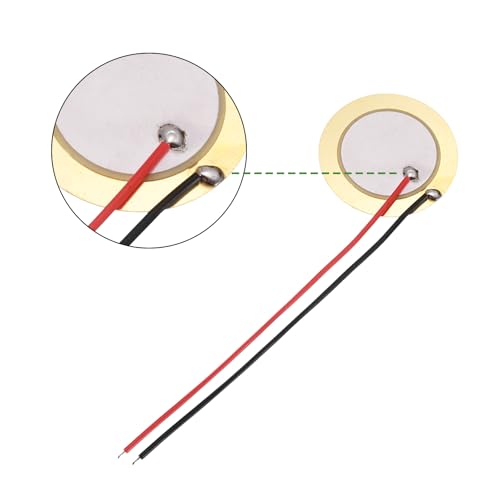 uxcell 圧電ブザー 5個セット 圧電サウンダ 27mm 汎用ブザー 厚さ0.33 mm セラミックブザー セラミックディスク 電子機器 アラーム・センサー用の詳細・まとめ 画像