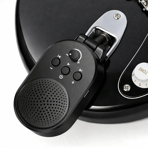 ギター ミニアンプ 小型 Bluetooth対応 充電式 超軽量 85g USB音源再生 角度調整可 エレキギター/ベース/キーボード/EWI対応 ポータブルアンプの外観・全体像 画像