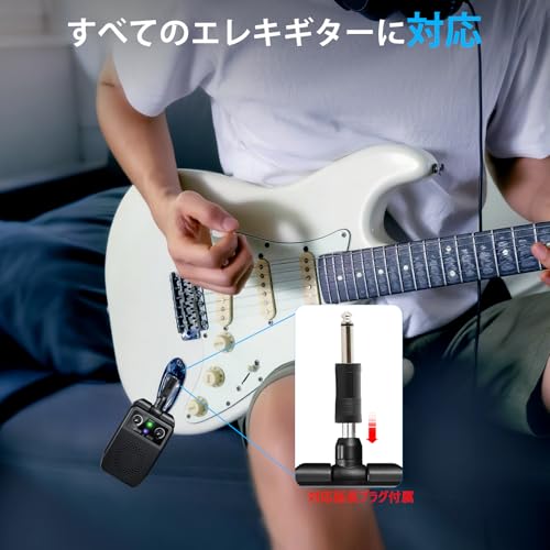 JOYO 5Wエレキギター アンプ 小型ミニギターアンプ Bluetooth 充電式 6.35mmプラグ 練習用 4種エフェクト内蔵 クリーン/ディストーション/オーバードライブ/リバーブ (JA-05G)の特徴・詳細 画像