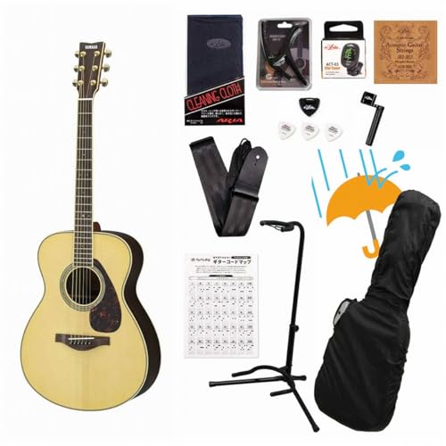 YAMAHA / LS6 ARE Natural (NT) ヤマハ アコースティックギター フォークギター LS-6 LS6ARE 入門 初心者 アコギ入門豪華12点初心者セットRの外観・全体像 画像