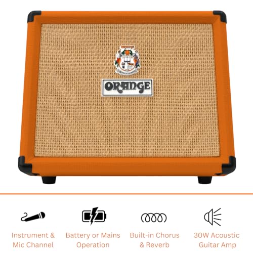 ORANGE CRUSH ACOUSTIC 30 ORG アコースティックギター用アンプ オレンジアンプ オレンジ CRAC30の詳細・まとめ 画像