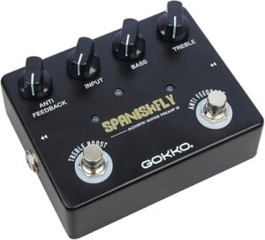 GOKKO AUDIO アコースティック ギター プリアンプ D.I.ボックス エフェクター SPANISHFLY GK-32 1