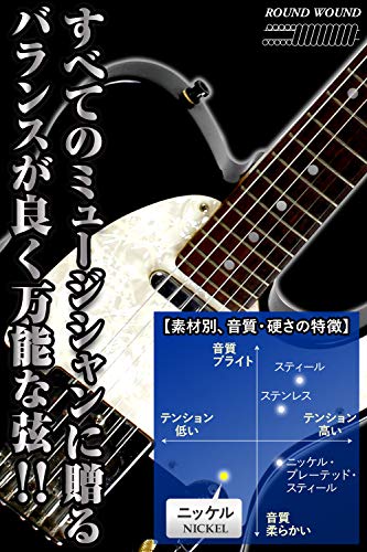Phoenix エレキ ギター 弦 3set ニッケル バランス良い音質 テンション 切れにくい ポールエンド色分け/お手入れクロス＆ピック 付き＜長期保証45日間＞ (スーパライト)の特徴・詳細 画像