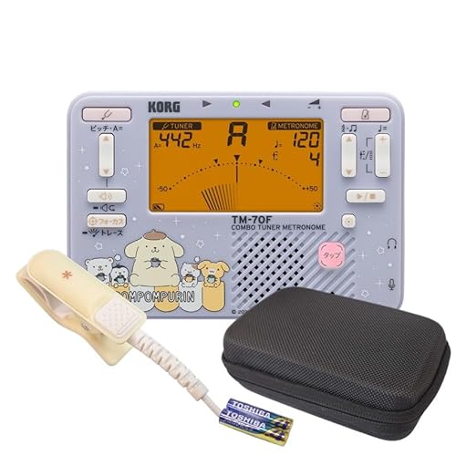 KORG サンリオ チューナーメトロノーム TM-70C ポムポムプリン/マイク＋セミハードケース付き/TM-70C-SPN 吹奏楽 ブラバンの外観・全体像 画像