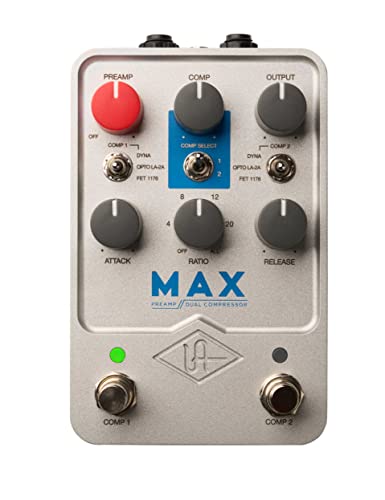 UNIVERSAL AUDIO UAFX MAX Preamp & Dual Compressor UAFXシリーズ 6.5*9.2*14.1 cm 国内正規品の外観・全体像 画像