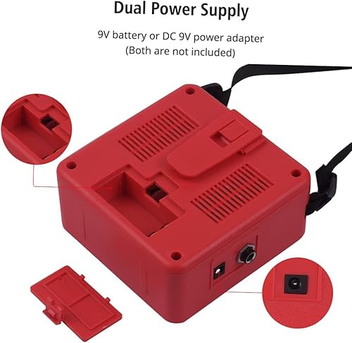 ギターアンプスピーカー,5W ミニギターアンプ アンプスピーカー 3.5mm および 6.35mm 入力 1/4 インチ出力 ボリュームトーン調整オーバードライブをサポートの詳細・まとめ 画像