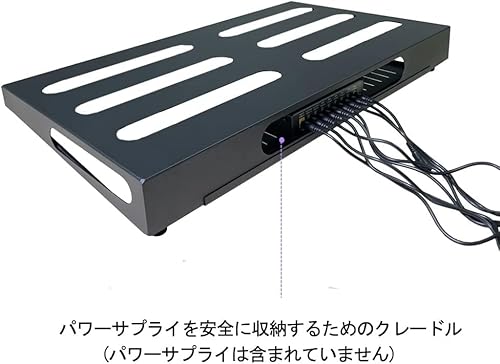 GOKKO ギターエフェクター ボード ペダルボード 収納バッグ付き(L-ブラック)の特徴・詳細 画像