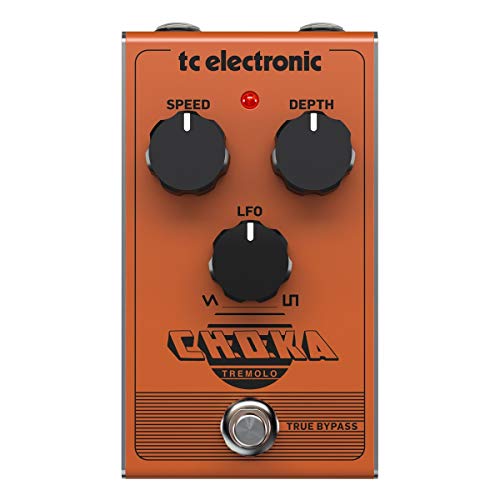 tc electronic アナログトレモロペダル ギターエフェクター 波形切り替え可能 シンプルな操作 トゥルーバイパス CHOKA TREMOLOの外観・全体像 画像
